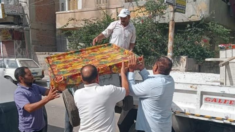 رفع حالات إشغال طريق