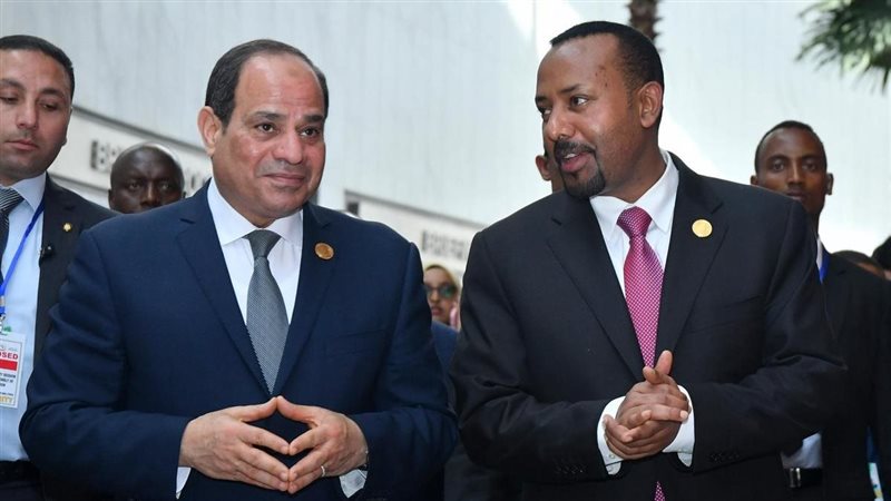 السيسي وآبى أحمد،