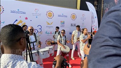 استعدادات لحفل صفاء أبو السعود بالطبل والمزامير (فيديو وصور) 