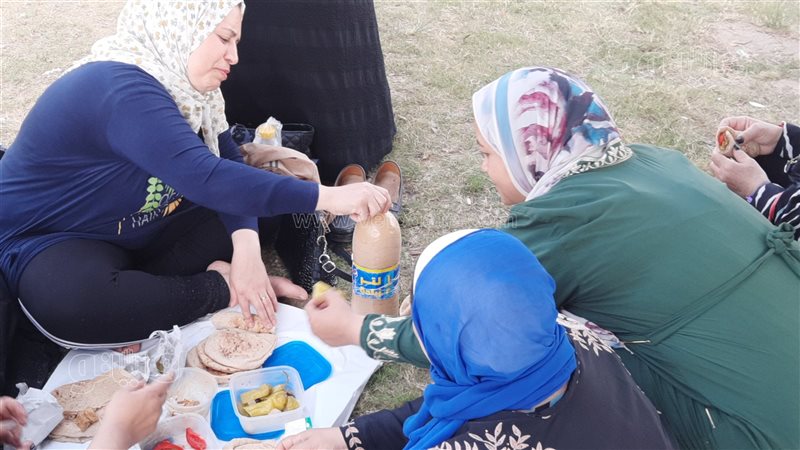 الأمهات خلال تناول