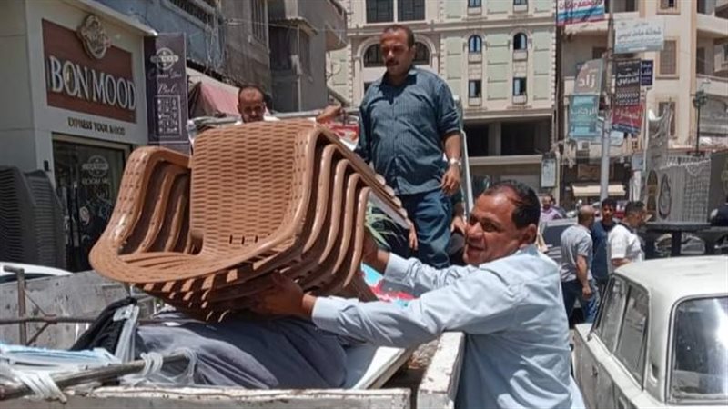رفع حالات إشغال طريق