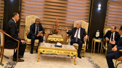 محافظ جنوب سيناء يستقبل وفد منظمة الأغذية والزراعة بالأمم المتحدة 