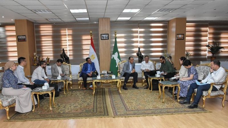 لقاء محافظ الشرقية
