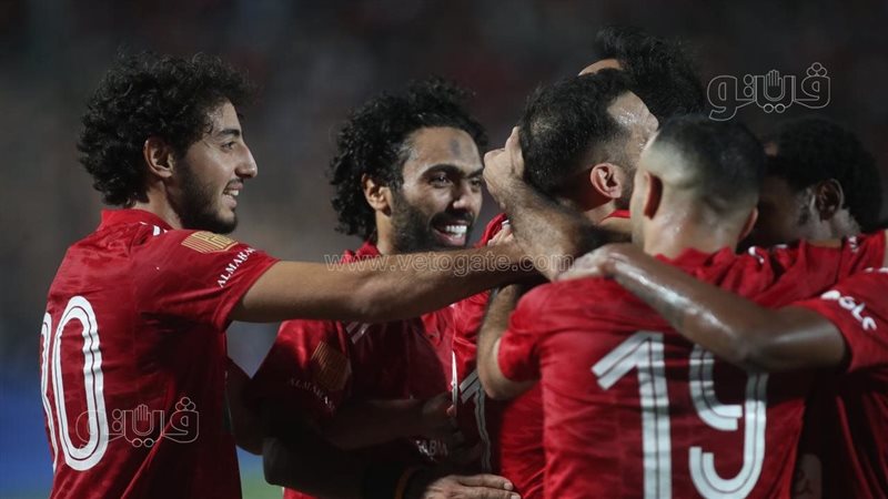 فرحة لاعبي الأهلي