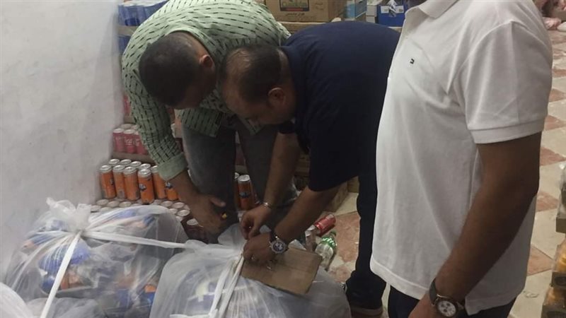 ضبط طن اغذية،فيتو