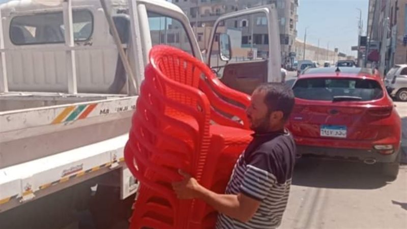 رفع حالات إشغال طريق