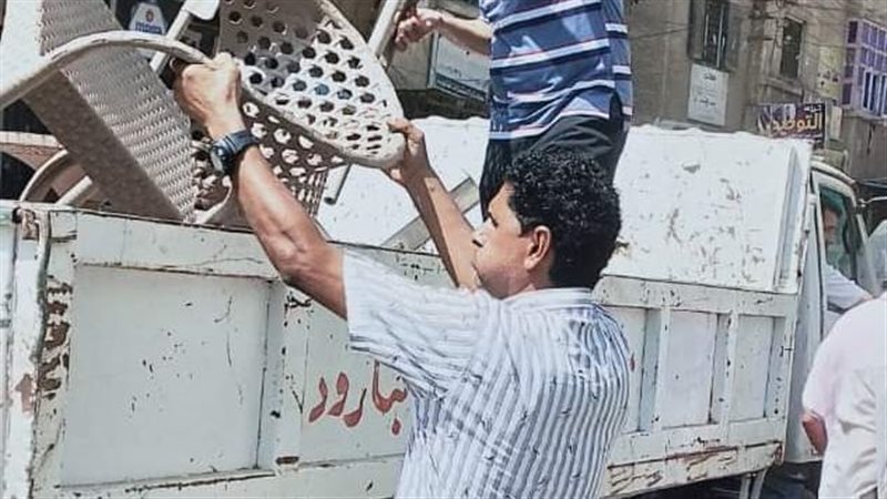 رفع حالات إشغال طريق