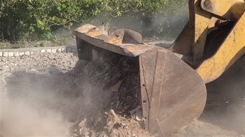 إزالة حالات تعد بمحافظة