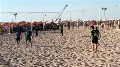 انتهاء مهرجان الكرة الشاطئية بالإسكندرية (صور)