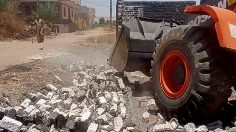 جانب من تنفيذ الإزالة،فيتو