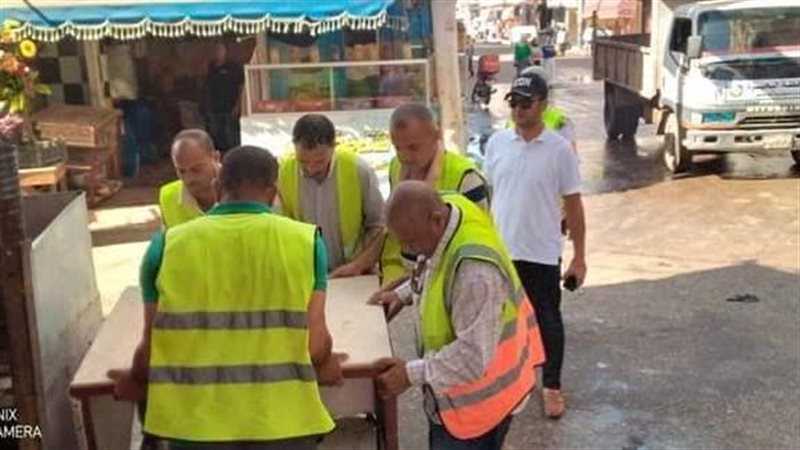 رفع حالات إشغال طريق