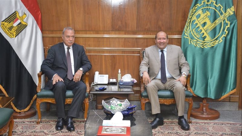 محافظ القليوبية خلال