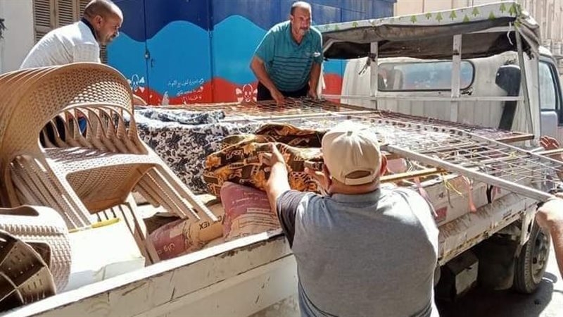 رفع حالات إشغال طريق