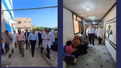 محافظ الشرقية يتفقد مستشفى منيا القمح 
