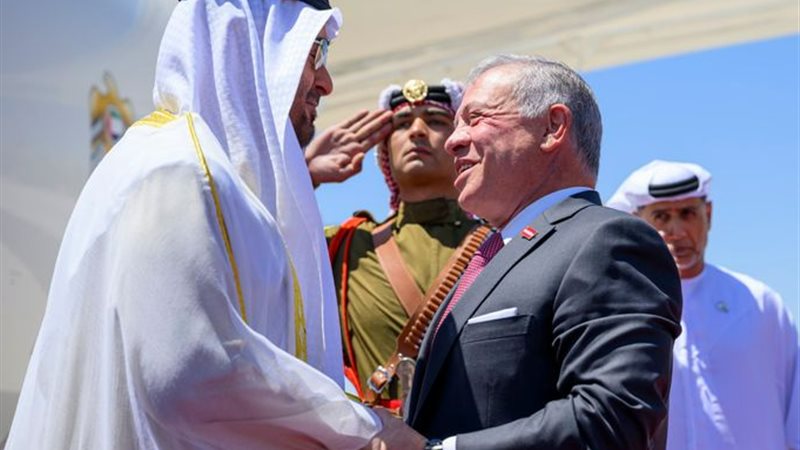 ملك الأردن ورئيس