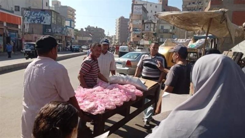 رفع حالات إشغال طريق