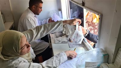 الكشف على 806 مواطنين في قافلة طبية مجانية بقرية بني سلامة بالبحيرة (صور)