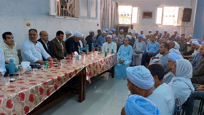 جانب من مراسم الصلح،