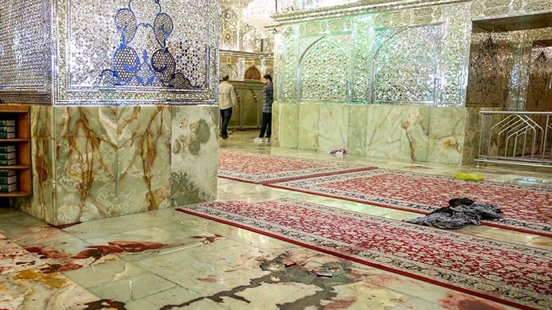 مرقد شاه جراغ، فيتو