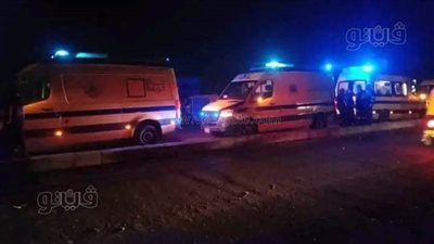 المباحث تستمع لأقوال مصابي حادث أطفيح 