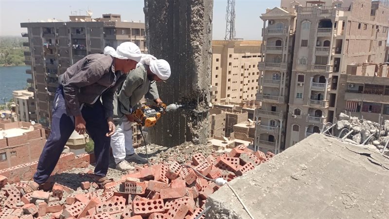 حملة إزالة بأسيوط،