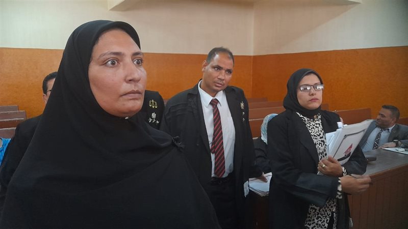 زوجة الضحية أثناء