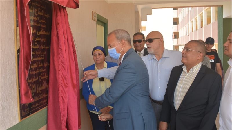 محافظ القليوبية خلال