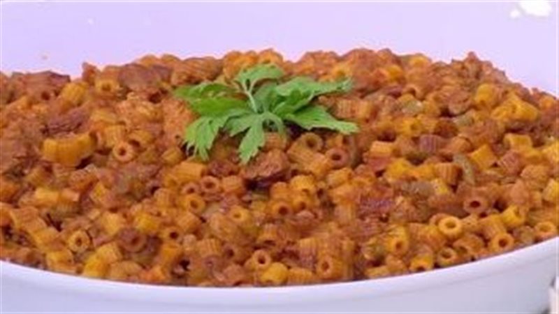 المكرونة المحمرة،