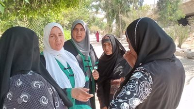 قومى المرأة بالبحيرة ينظم حملة طرق الأبواب 