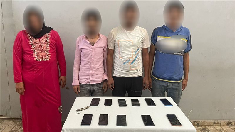 ضبط تشكيل عصابى لسرقة