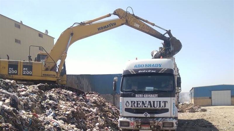 رفع 2500 طن قمامة