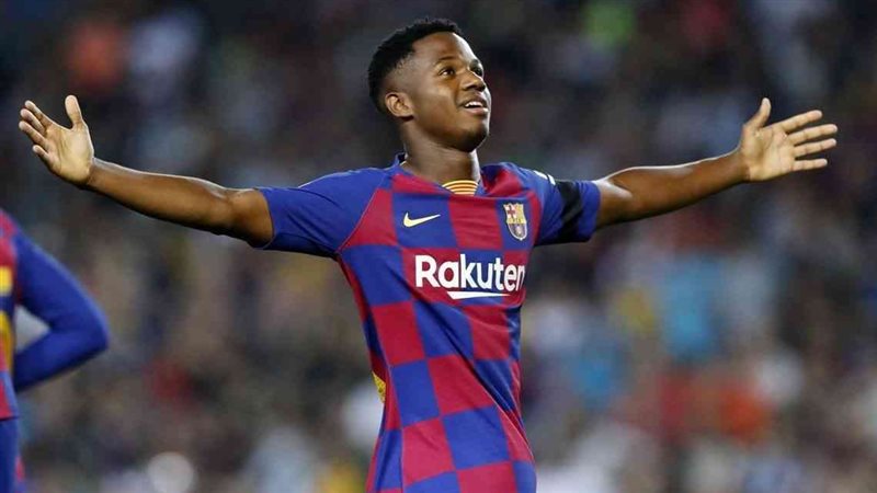 أنسو فاتي لاعب برشلونة،