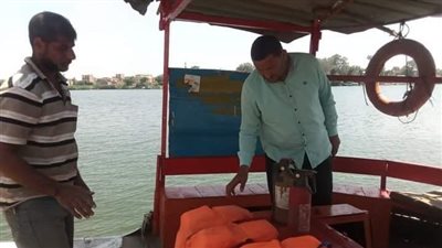 حملات مستمرة لمتابعة المعديات النهرية بمحافظة البحيرة (صور)