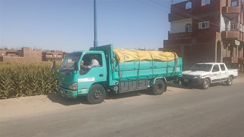 سيارة قمح مضبوطة،