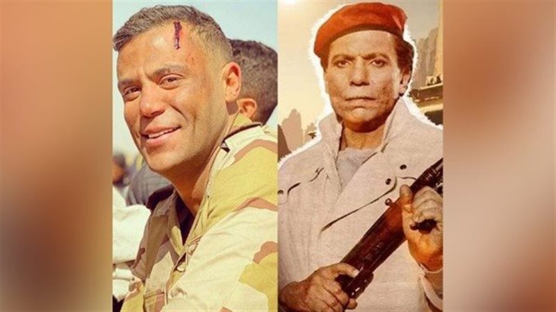 عادل إمام ونجله محمد،