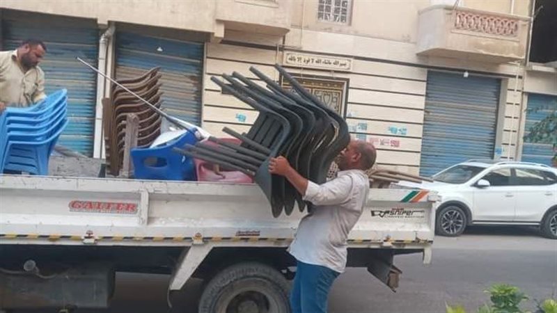 رفع حالات إشغال طريق