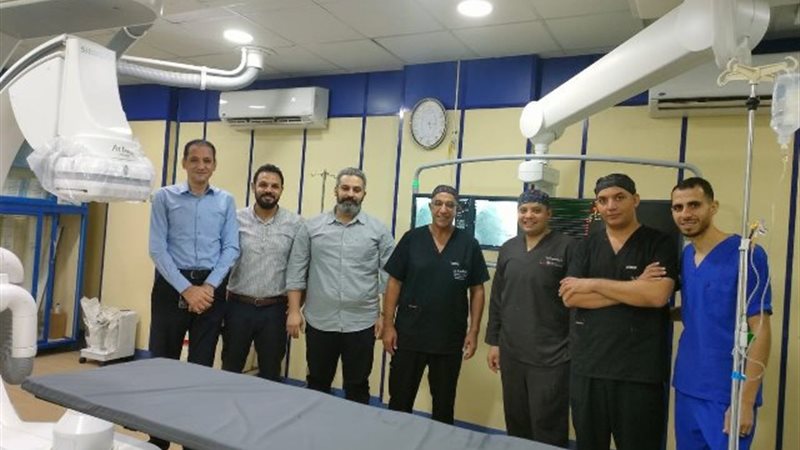 إجراء عملية قسطرة