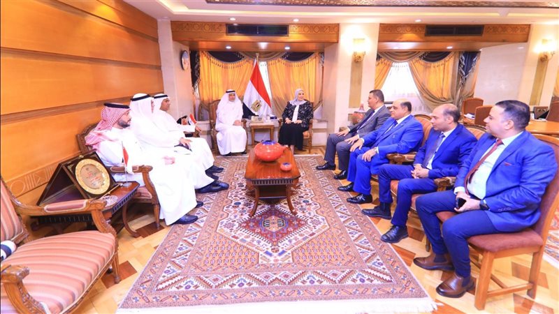 وزيرة التضامن تستقبل