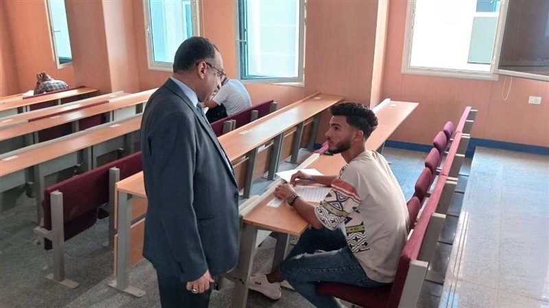 جانب من تفقد الامتحانات،فيتو