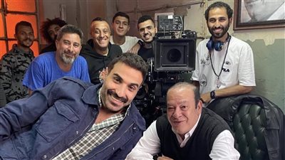 أحمد فهمي وصلاح عبد الله من كواليس مسلسل سفاح الجيزة 