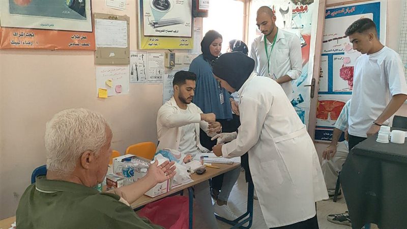 القافلة الطبية بالعريش،