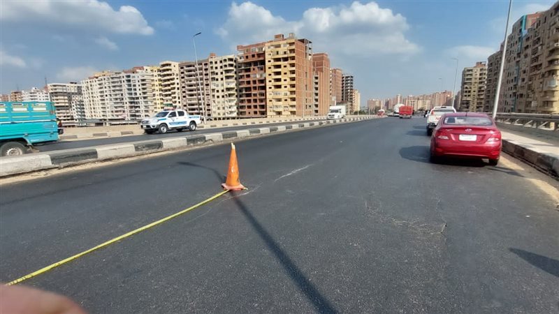 كوبري بنها بالطريق