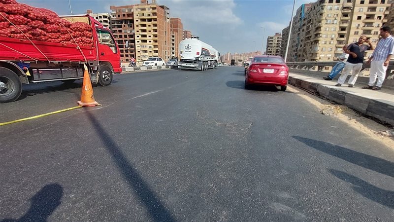 إعادة فتح طريق بنها-