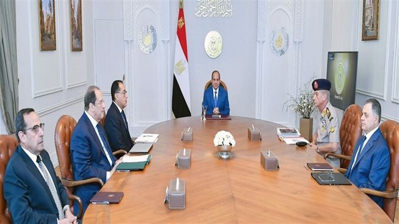  السيسي يتابع جهود