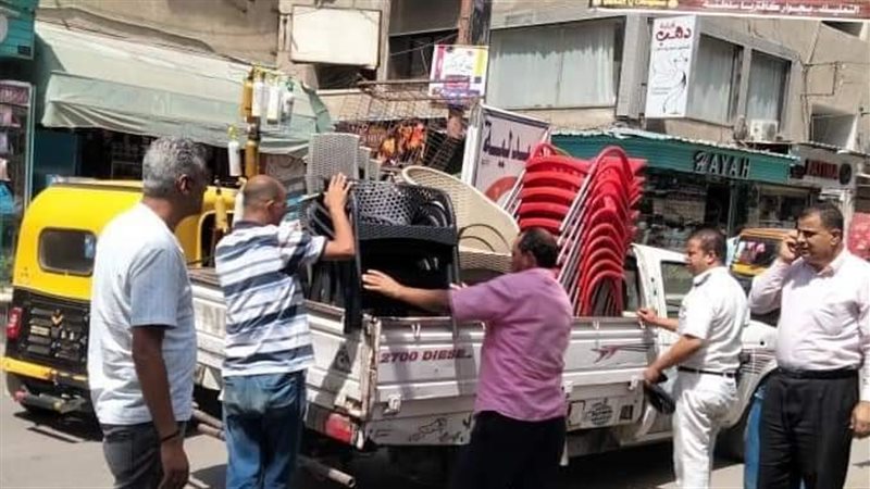 رفع حالات إشغال طريق