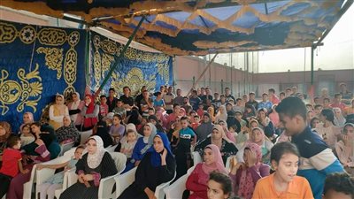 جلسات تفاعلية وعروض مسرحية ضمن مشروع أندية السكان البحيرة (صور)