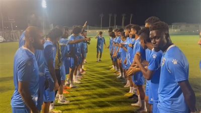 ممر شرفي لعمار حمدي بالمران الأول للمقاولون، واحتفال بأصغر لاعب في الدوري