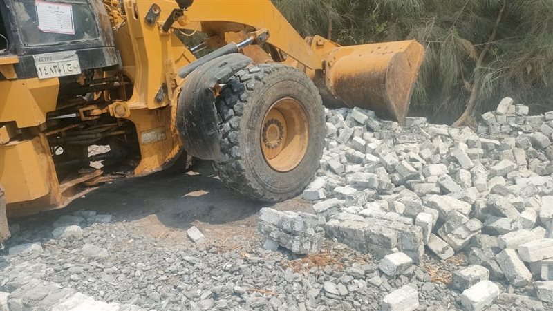 إزالة تعديات بالبحيرة،