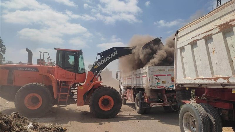 رفع تركمات القمامة