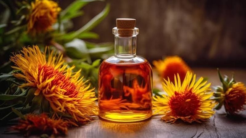 فوائد زيت القرطم،
